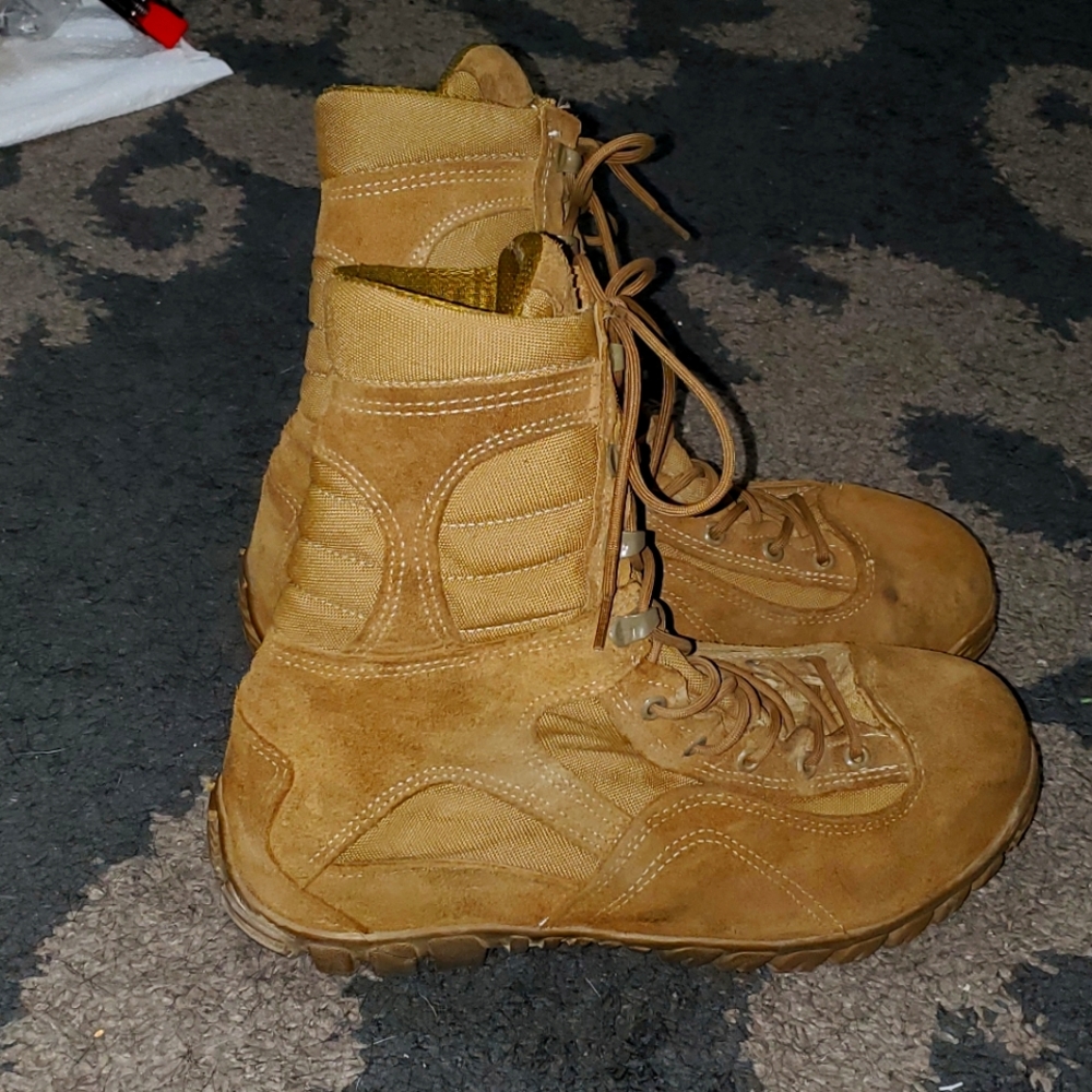 10r Military Cyote Brown USA made boots